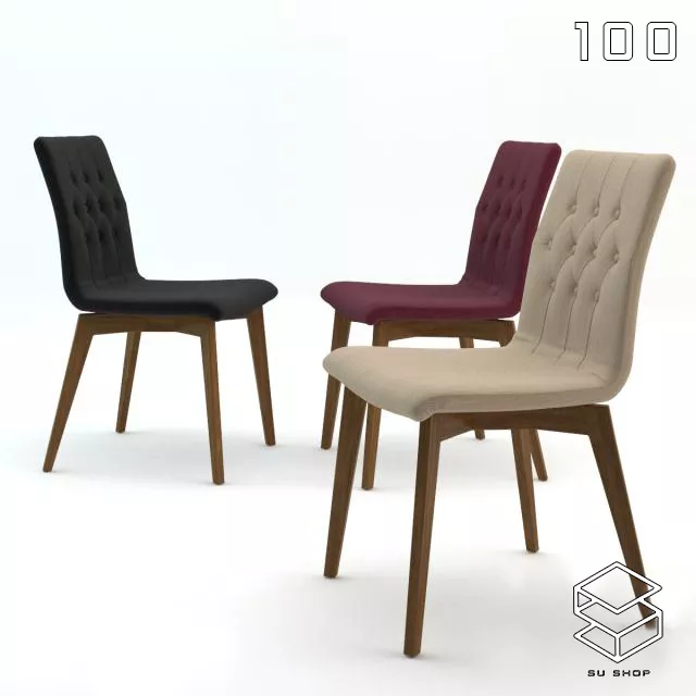 MODERN CHAIR - SKETCHUP 3D MODEL - VRAY OR ENSCAPE - ID03526