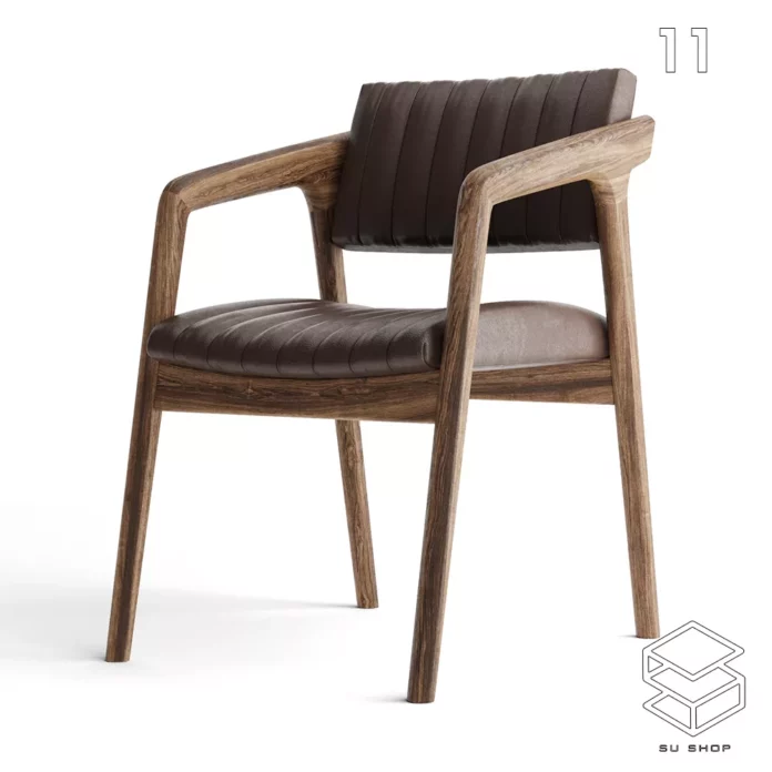 MODERN CHAIR - SKETCHUP 3D MODEL - VRAY OR ENSCAPE - ID03527