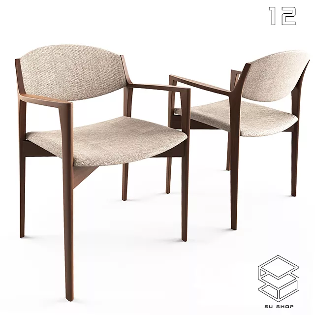 MODERN CHAIR - SKETCHUP 3D MODEL - VRAY OR ENSCAPE - ID03528