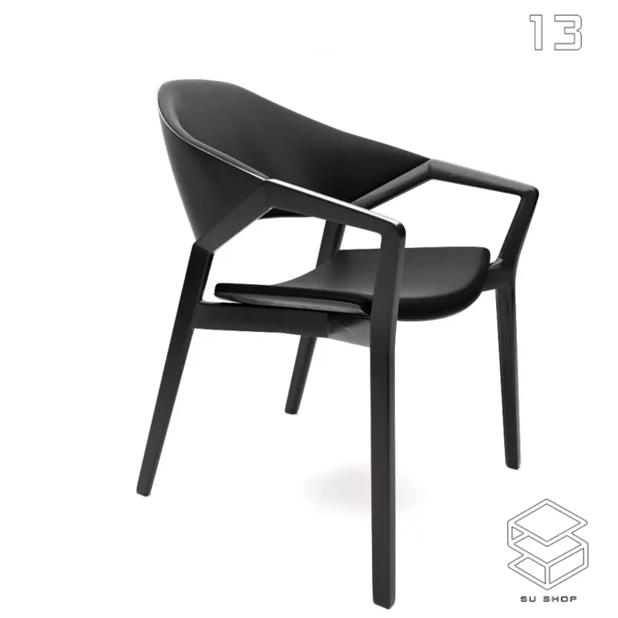 MODERN CHAIR - SKETCHUP 3D MODEL - VRAY OR ENSCAPE - ID03529