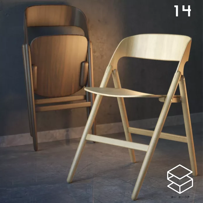 MODERN CHAIR - SKETCHUP 3D MODEL - VRAY OR ENSCAPE - ID03530