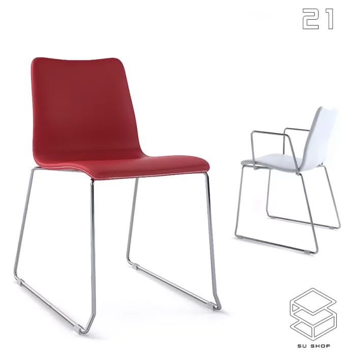 MODERN CHAIR - SKETCHUP 3D MODEL - VRAY OR ENSCAPE - ID03538