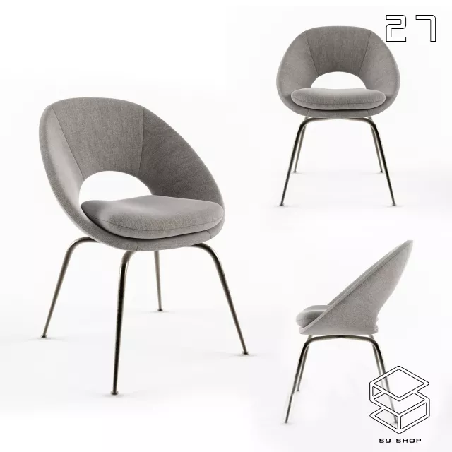 MODERN CHAIR - SKETCHUP 3D MODEL - VRAY OR ENSCAPE - ID03544