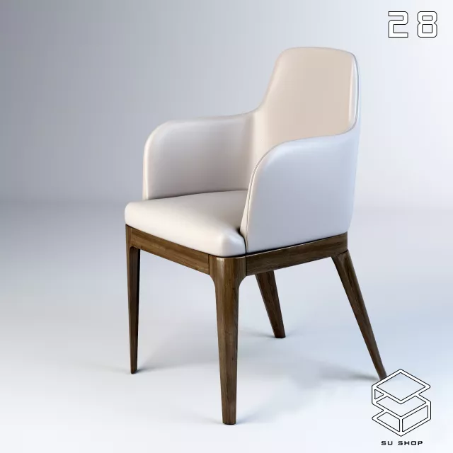 MODERN CHAIR - SKETCHUP 3D MODEL - VRAY OR ENSCAPE - ID03545