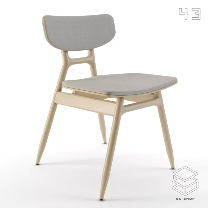 MODERN CHAIR - SKETCHUP 3D MODEL - VRAY OR ENSCAPE - ID03562