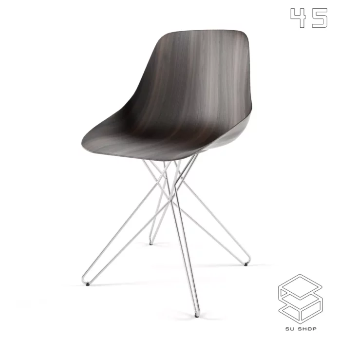 MODERN CHAIR - SKETCHUP 3D MODEL - VRAY OR ENSCAPE - ID03564