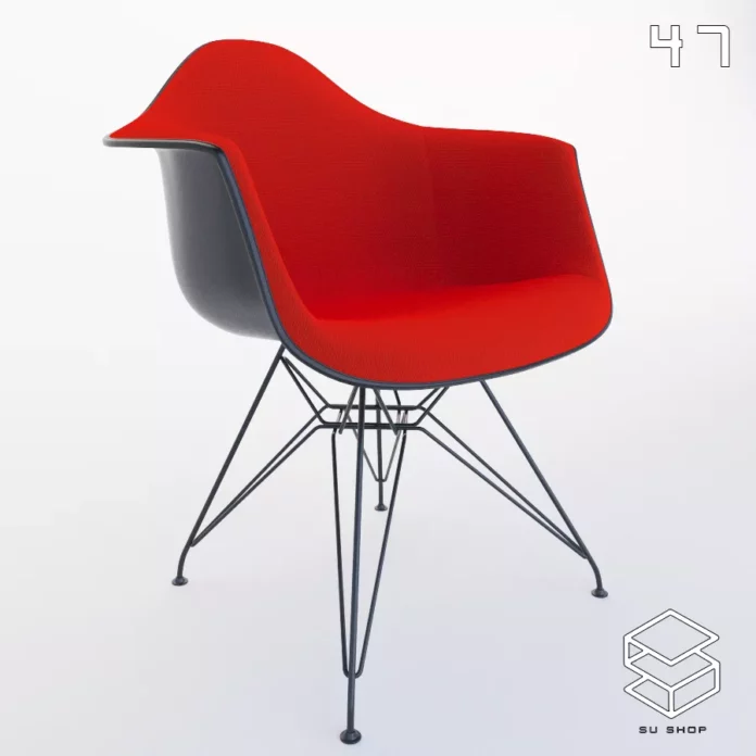 MODERN CHAIR - SKETCHUP 3D MODEL - VRAY OR ENSCAPE - ID03566