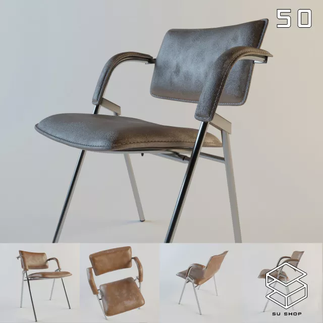 MODERN CHAIR - SKETCHUP 3D MODEL - VRAY OR ENSCAPE - ID03570