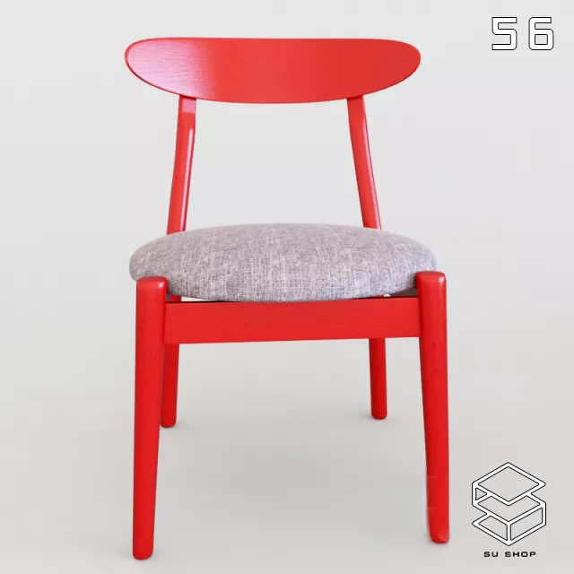 MODERN CHAIR - SKETCHUP 3D MODEL - VRAY OR ENSCAPE - ID03576