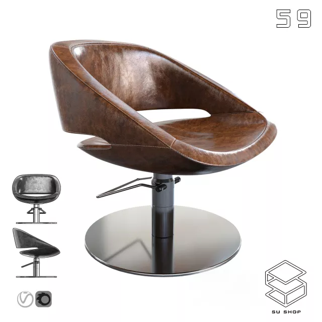 MODERN CHAIR - SKETCHUP 3D MODEL - VRAY OR ENSCAPE - ID03579