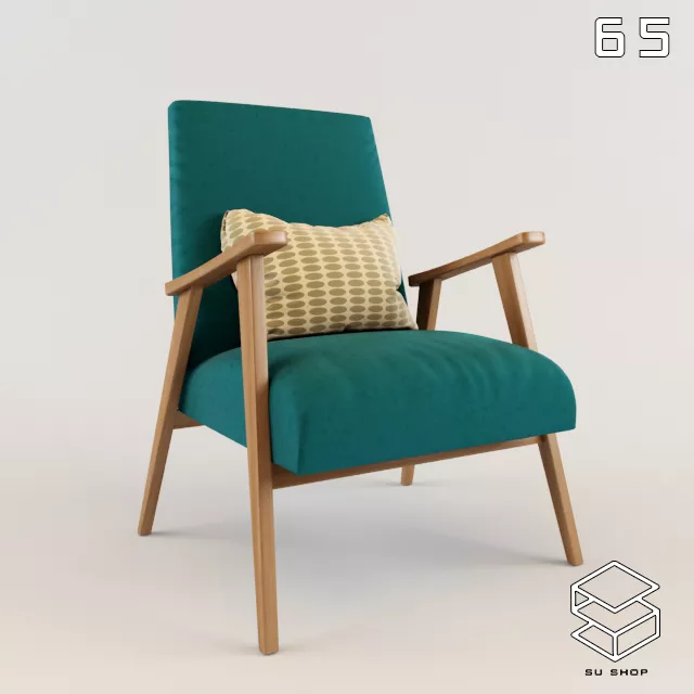 MODERN CHAIR - SKETCHUP 3D MODEL - VRAY OR ENSCAPE - ID03586