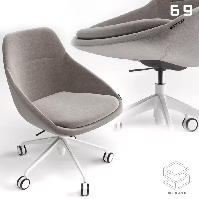 MODERN CHAIR - SKETCHUP 3D MODEL - VRAY OR ENSCAPE - ID03590