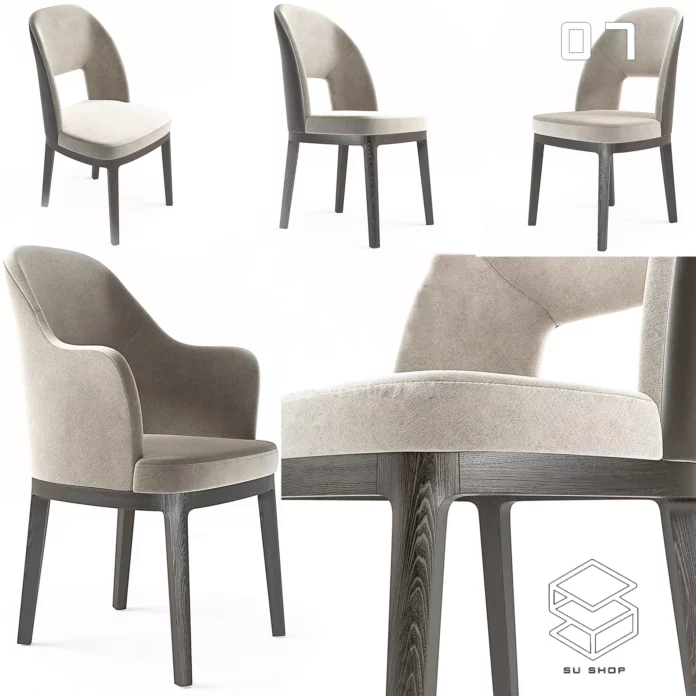 MODERN CHAIR - SKETCHUP 3D MODEL - VRAY OR ENSCAPE - ID03591