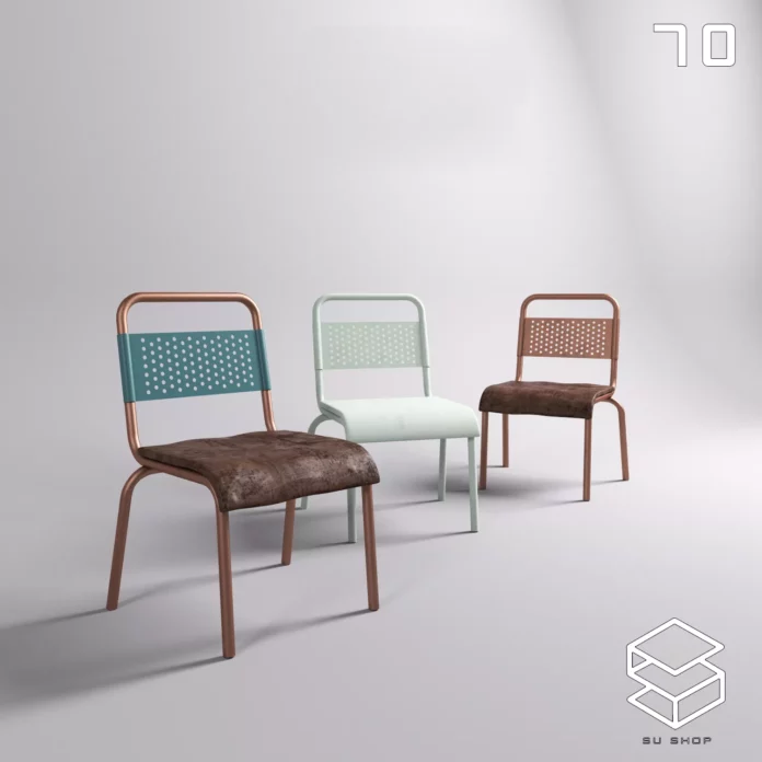 MODERN CHAIR - SKETCHUP 3D MODEL - VRAY OR ENSCAPE - ID03592