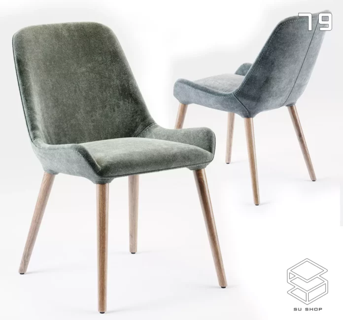 MODERN CHAIR - SKETCHUP 3D MODEL - VRAY OR ENSCAPE - ID03601