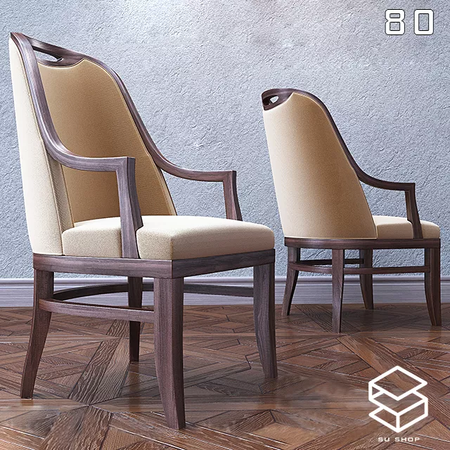 MODERN CHAIR - SKETCHUP 3D MODEL - VRAY OR ENSCAPE - ID03603