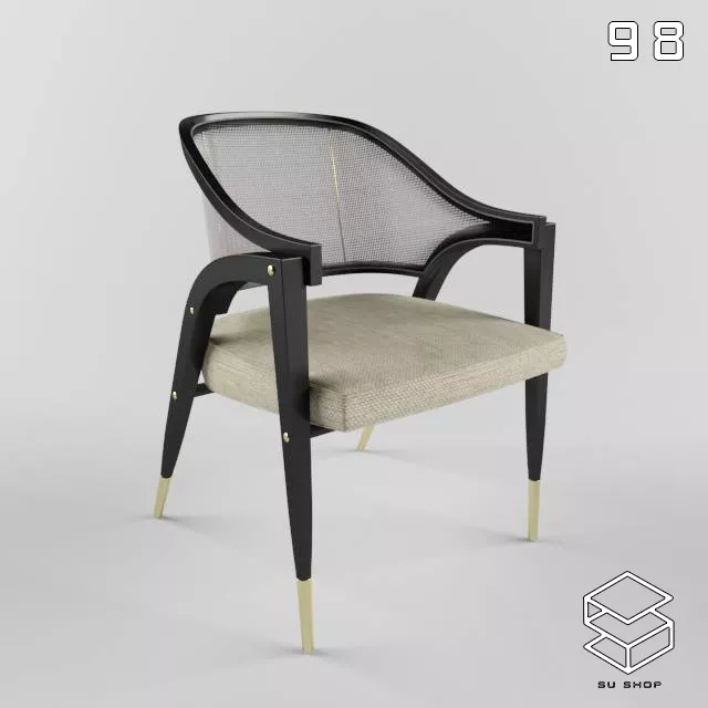 MODERN CHAIR - SKETCHUP 3D MODEL - VRAY OR ENSCAPE - ID03622