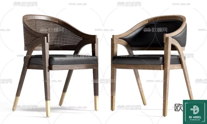 MODERN CHAIR - SKETCHUP 3D MODEL - VRAY OR ENSCAPE - ID03628