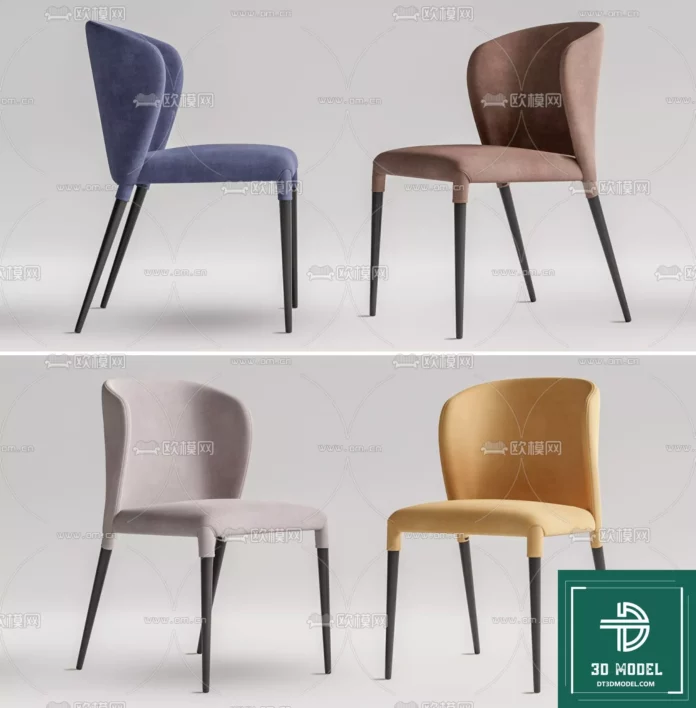 MODERN CHAIR - SKETCHUP 3D MODEL - VRAY OR ENSCAPE - ID03635