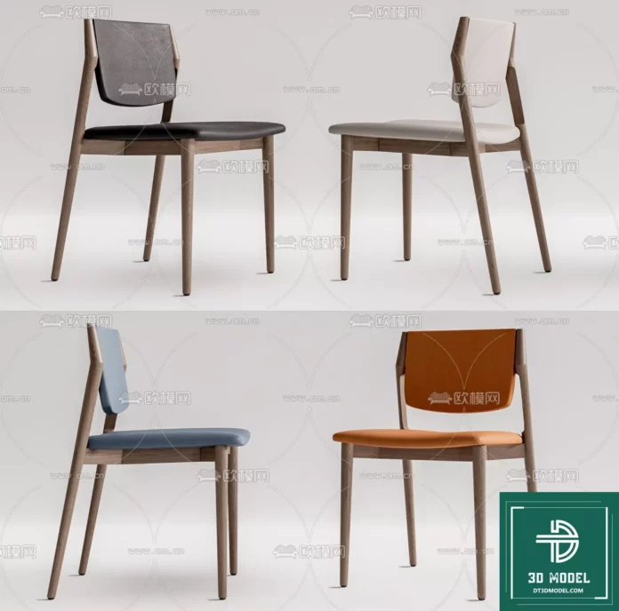 MODERN CHAIR - SKETCHUP 3D MODEL - VRAY OR ENSCAPE - ID03638