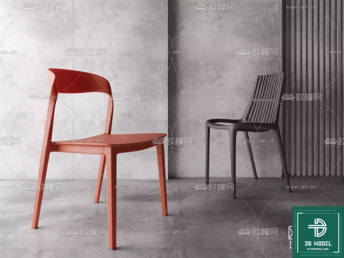 MODERN CHAIR - SKETCHUP 3D MODEL - VRAY OR ENSCAPE - ID03645