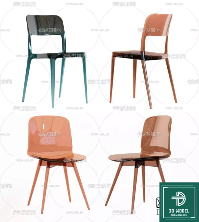 MODERN CHAIR - SKETCHUP 3D MODEL - VRAY OR ENSCAPE - ID03646