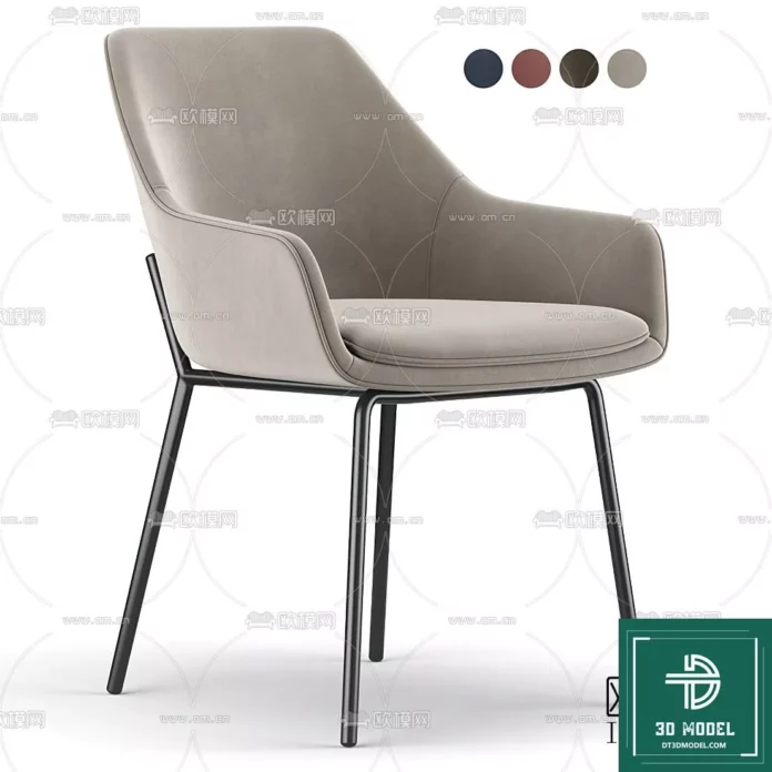 MODERN CHAIR - SKETCHUP 3D MODEL - VRAY OR ENSCAPE - ID03650