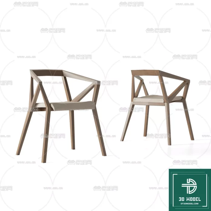 MODERN CHAIR - SKETCHUP 3D MODEL - VRAY OR ENSCAPE - ID03666