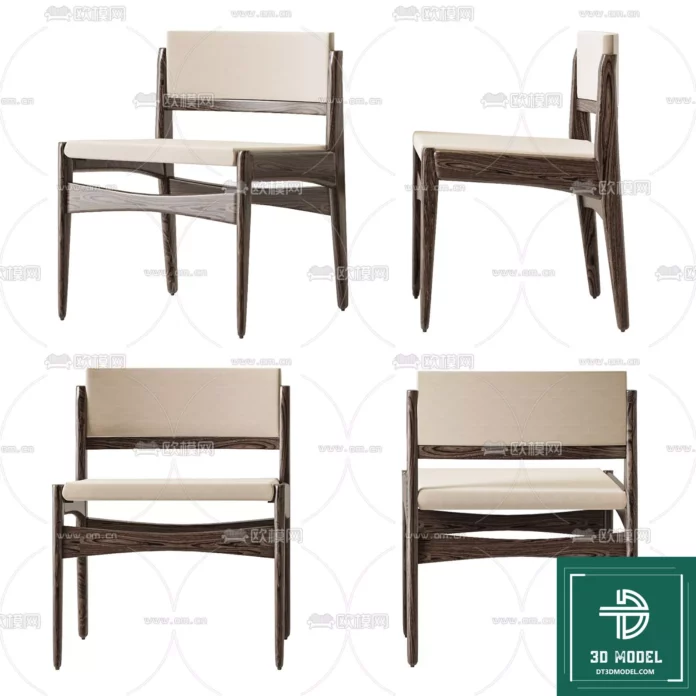 MODERN CHAIR - SKETCHUP 3D MODEL - VRAY OR ENSCAPE - ID03671