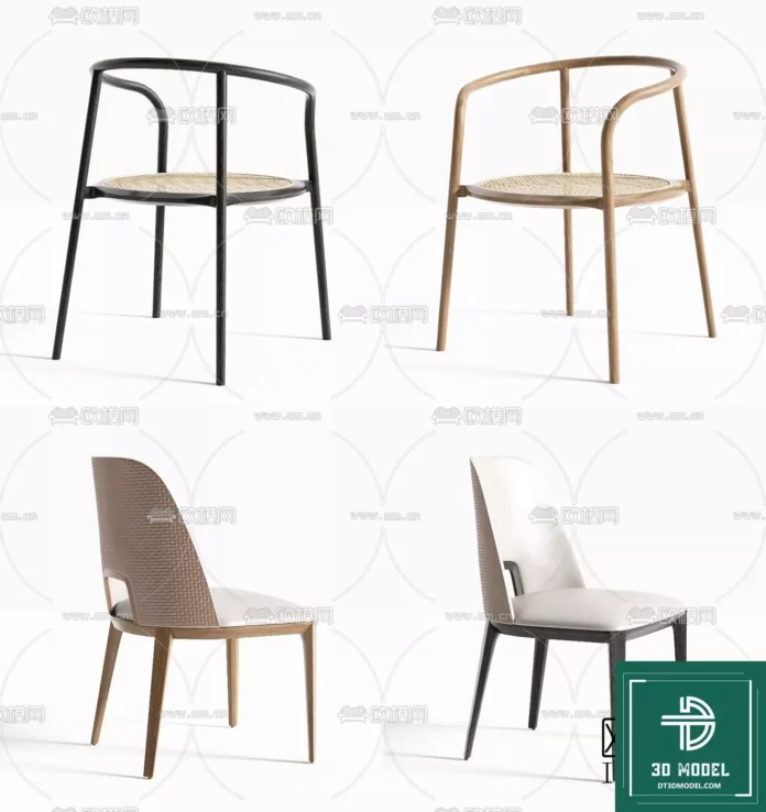 MODERN CHAIR - SKETCHUP 3D MODEL - VRAY OR ENSCAPE - ID03676