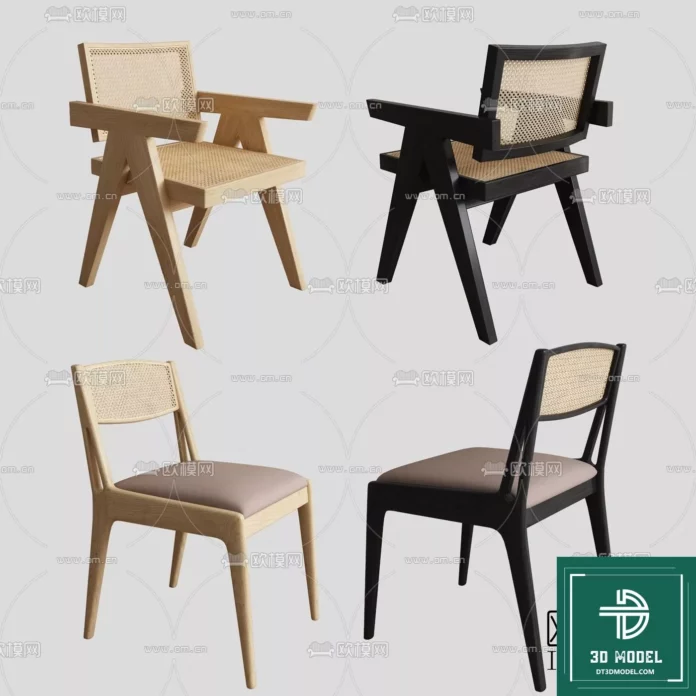 MODERN CHAIR - SKETCHUP 3D MODEL - VRAY OR ENSCAPE - ID03677