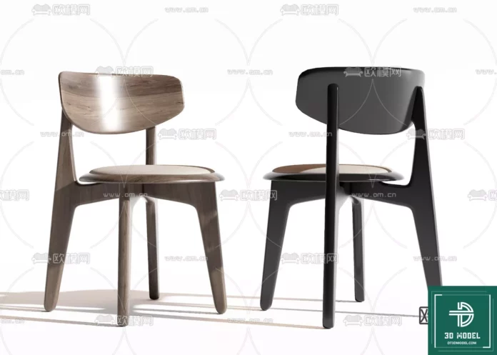 MODERN CHAIR - SKETCHUP 3D MODEL - VRAY OR ENSCAPE - ID03683