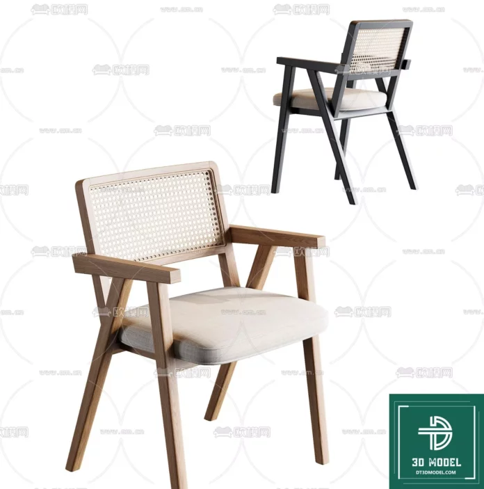 MODERN CHAIR - SKETCHUP 3D MODEL - VRAY OR ENSCAPE - ID03690