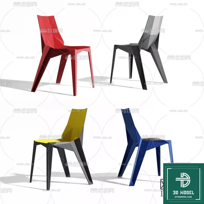 MODERN CHAIR - SKETCHUP 3D MODEL - VRAY OR ENSCAPE - ID03692