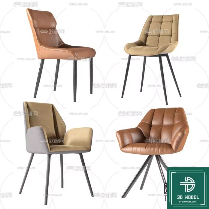 MODERN CHAIR - SKETCHUP 3D MODEL - VRAY OR ENSCAPE - ID03696