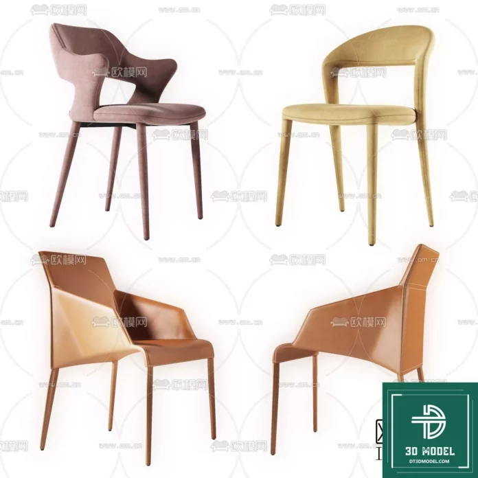 MODERN CHAIR - SKETCHUP 3D MODEL - VRAY OR ENSCAPE - ID03704