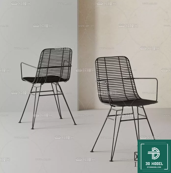 MODERN CHAIR - SKETCHUP 3D MODEL - VRAY OR ENSCAPE - ID03713