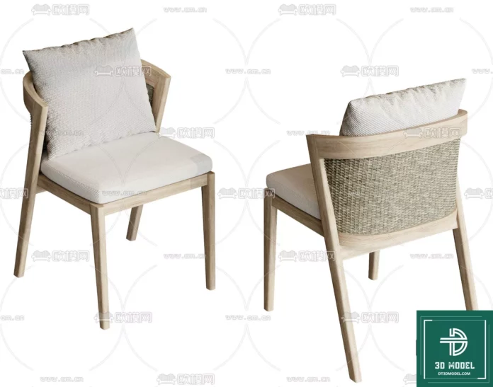 MODERN CHAIR - SKETCHUP 3D MODEL - VRAY OR ENSCAPE - ID03730