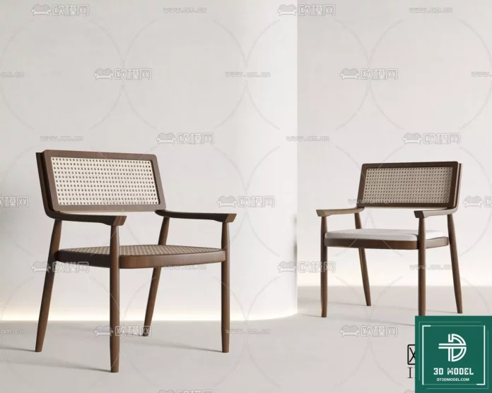 MODERN CHAIR - SKETCHUP 3D MODEL - VRAY OR ENSCAPE - ID03734