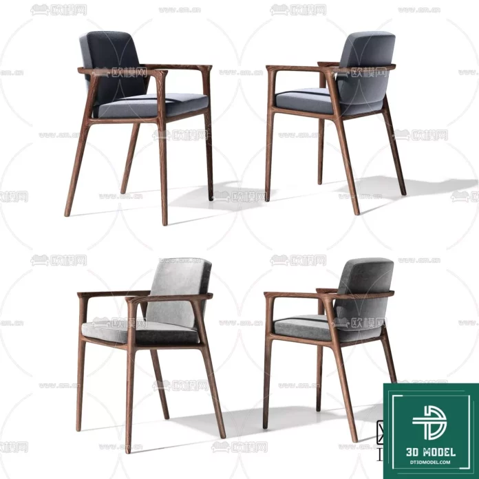 MODERN CHAIR - SKETCHUP 3D MODEL - VRAY OR ENSCAPE - ID03738