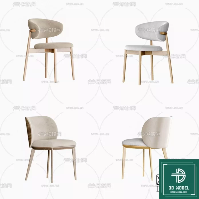 MODERN CHAIR - SKETCHUP 3D MODEL - VRAY OR ENSCAPE - ID03745