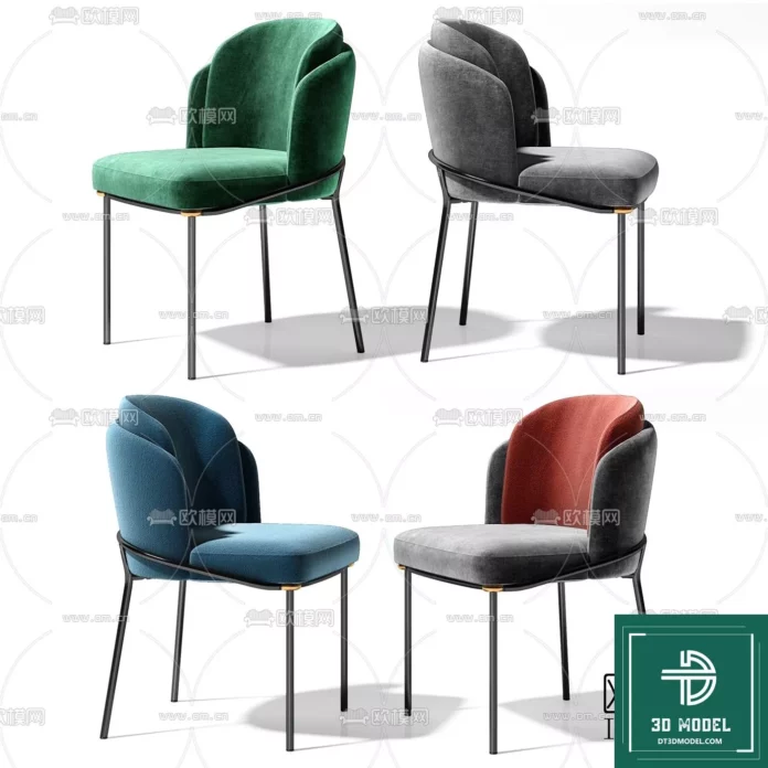 MODERN CHAIR - SKETCHUP 3D MODEL - VRAY OR ENSCAPE - ID03749