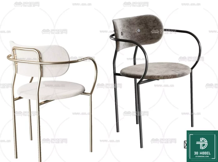 MODERN CHAIR - SKETCHUP 3D MODEL - VRAY OR ENSCAPE - ID03761