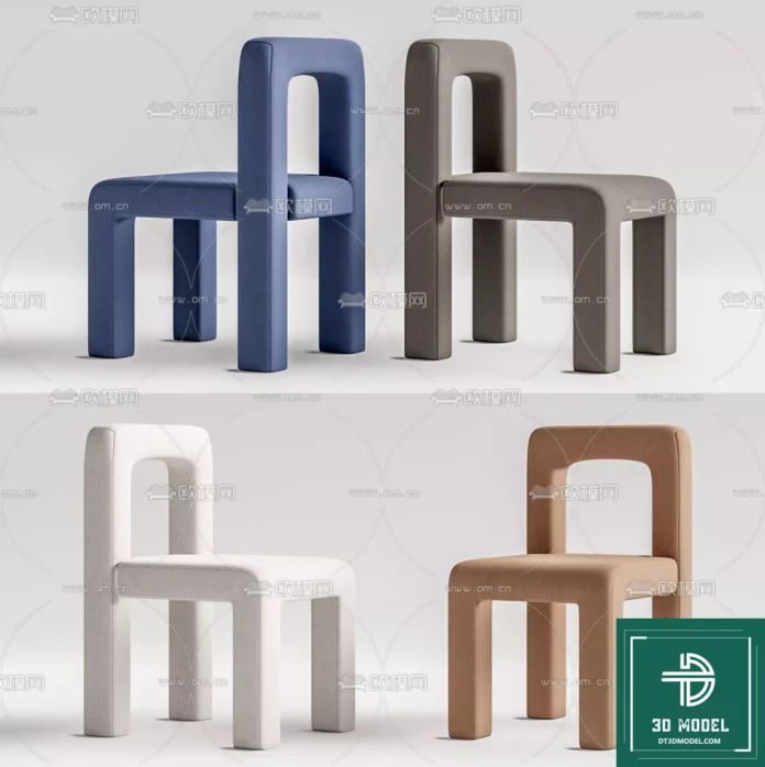 MODERN CHAIR - SKETCHUP 3D MODEL - VRAY OR ENSCAPE - ID03765