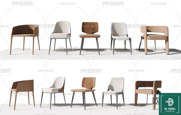 MODERN CHAIR - SKETCHUP 3D MODEL - VRAY OR ENSCAPE - ID03768