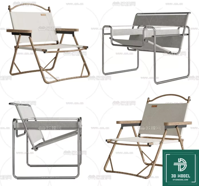 MODERN CHAIR - SKETCHUP 3D MODEL - VRAY OR ENSCAPE - ID03769