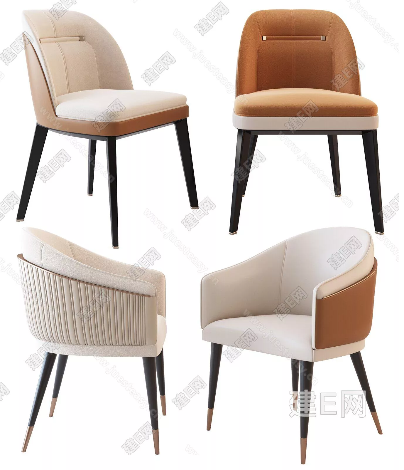 MODERN CHAIRS - SKETCHUP 3D MODEL - ENSCAPE - 105596423