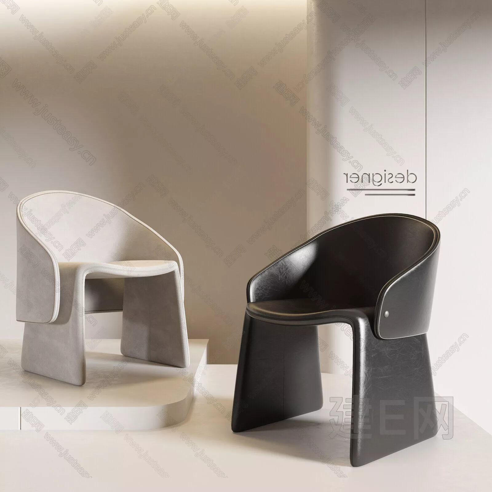 MODERN CHAIRS - SKETCHUP 3D MODEL - ENSCAPE - 109268293