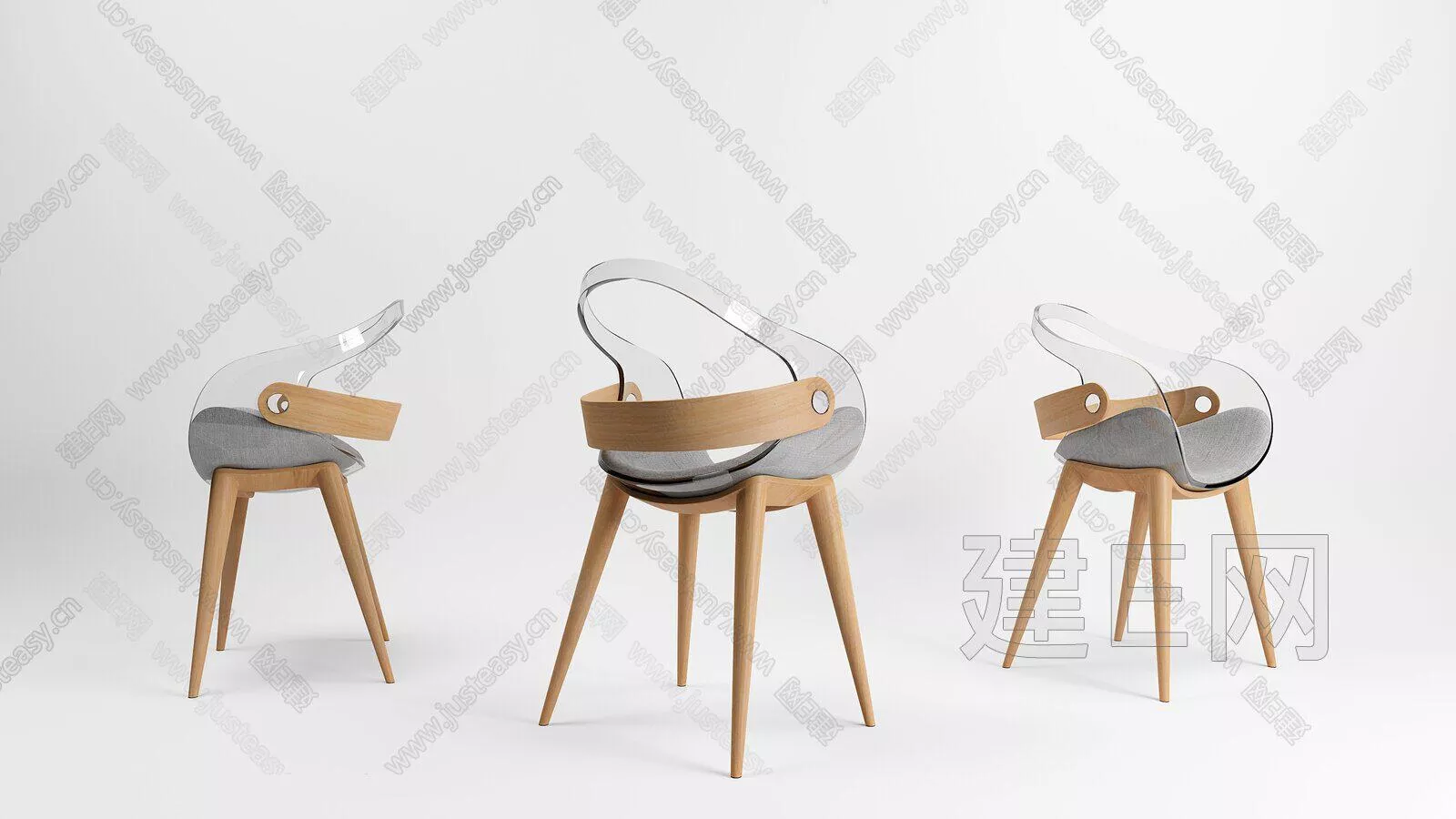 MODERN CHAIRS - SKETCHUP 3D MODEL - ENSCAPE - 111234492