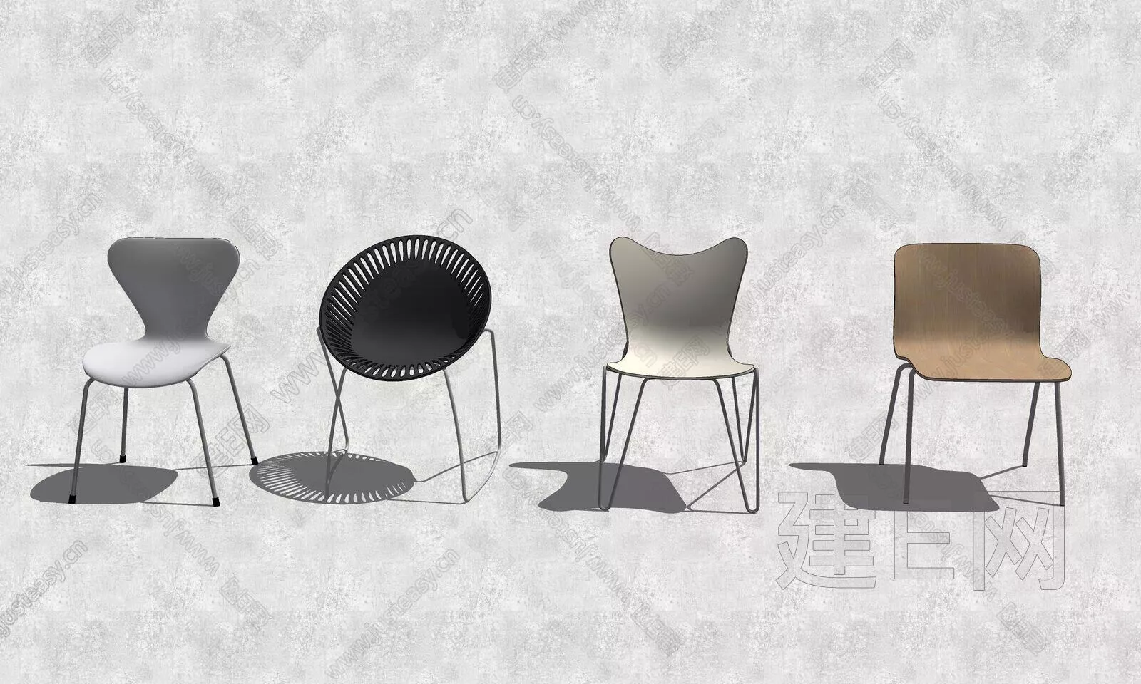 MODERN CHAIRS - SKETCHUP 3D MODEL - ENSCAPE - 112738776